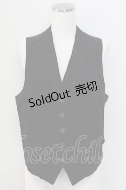 画像1: PINK HOUSE / コーデュロイベスト  黒 T-25-11-15-022-LO-TO-SA-ZI