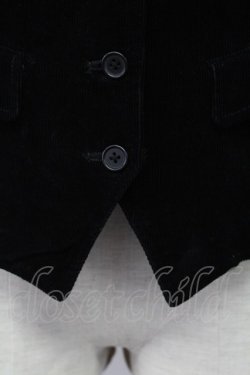 画像4: PINK HOUSE / コーデュロイベスト  黒 T-25-11-15-022-LO-TO-SA-ZT