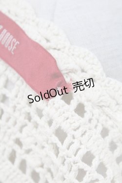 画像7: PINK HOUSE / ぶどうモチーフノースリーブニットトップス  アイボリー T-25-11-15-002-LO-TO-SA-ZT