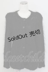 PINK HOUSE / フロントボタンニットカーディガン  黒 T-25-11-15-024-LO-TO-SA-ZI