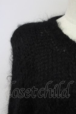 画像3: PINK HOUSE / フロントボタンニットカーディガン  黒 T-25-11-15-024-LO-TO-SA-ZT