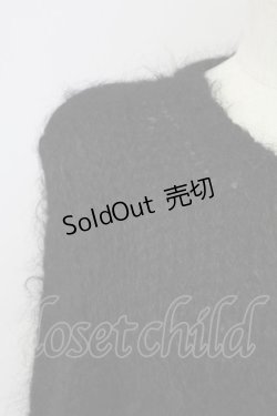 画像3: PINK HOUSE / フロントボタンニットカーディガン  黒 T-25-11-15-024-LO-TO-SA-ZI