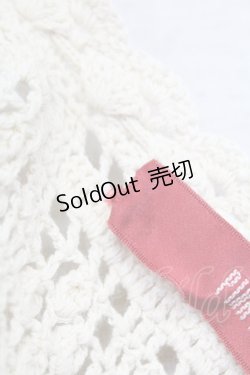 画像8: PINK HOUSE / ぶどうモチーフノースリーブニットトップス  アイボリー T-25-11-15-002-LO-TO-SA-ZT