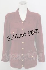 PINK HOUSE / 4つポケットデザイン薄手ジャケット  ボルドー T-25-11-15-031-LO-JA-SA-ZI