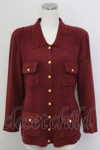 PINK HOUSE / 4つポケットデザイン薄手ジャケット  ボルドー T-25-11-15-031-LO-JA-SA-ZI