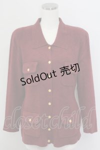 PINK HOUSE / 4つポケットデザイン薄手ジャケット  ボルドー T-25-11-15-031-LO-JA-SA-ZI