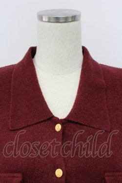 画像3: PINK HOUSE / 4つポケットデザイン薄手ジャケット  ボルドー T-25-11-15-031-LO-JA-SA-ZT