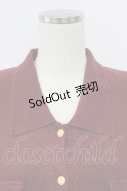 画像3: PINK HOUSE / 4つポケットデザイン薄手ジャケット  ボルドー T-25-11-15-031-LO-JA-SA-ZI