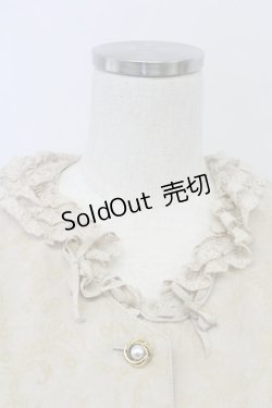 画像3: INGEBORG / 型押し風小花総柄ジャケット  ベージュ T-25-11-15-034-LO-JA-SA-ZI