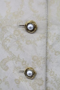 画像4: INGEBORG / 型押し風小花総柄ジャケット  ベージュ T-25-11-15-034-LO-JA-SA-ZT