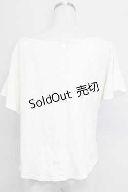 画像2: ALICE and the PIRATES / ロゴプリント半袖カットソー  アイボリーＸゴールド T-25-11-15-001-PA-TO-SA-ZT