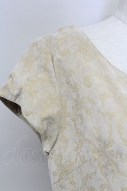 画像3: INGEBORG / 型押し風小花総柄半袖ワンピース  アイボリー T-25-11-15-039-LO-OP-SA-ZT