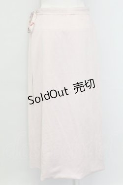 画像2: INGEBORG / 裏地手書きお花総柄巻きスカート  ピンク T-25-11-15-042-LO-SK-SA-ZI