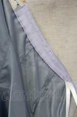 画像4: INGEBORG / 白花総柄プリーツスカート  サックス T-25-11-15-046-LO-BL-SA-ZI (4)