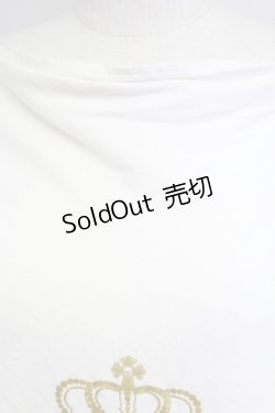 画像3: ALICE and the PIRATES / ロゴプリント半袖カットソー  アイボリーＸゴールド T-25-11-15-001-PA-TO-SA-ZT