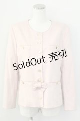 INGEBORG / 裏地手書きお花総柄ジャケット  ピンク T-25-11-15-009-LO-JA-SA-ZI