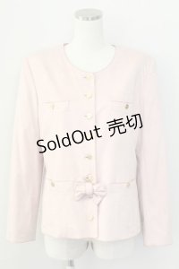 INGEBORG / 裏地手書きお花総柄ジャケット  ピンク T-25-11-15-009-LO-JA-SA-ZI