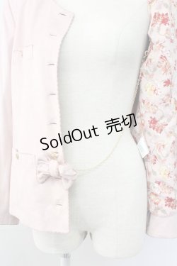 画像4: INGEBORG / 裏地手書きお花総柄ジャケット  ピンク T-25-11-15-009-LO-JA-SA-ZI