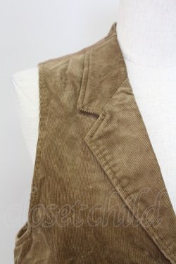 画像3: PINK HOUSE / コーデュロイベスト  ブラウン T-25-11-15-011-LO-TO-SA-ZT