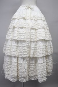 PINK HOUSE / ローンフリルスカート  生成り T-25-11-20-001-LO-SK-SA-ZT428