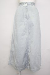 PINK HOUSE / ロゴptチノスカート M サックス T-25-11-20-033-LO-SK-SA-ZT438