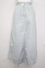 画像1: 【SALE】PINK HOUSE / ロゴptチノスカート M サックス T-25-11-20-033-LO-SK-SA-ZT438 (1)