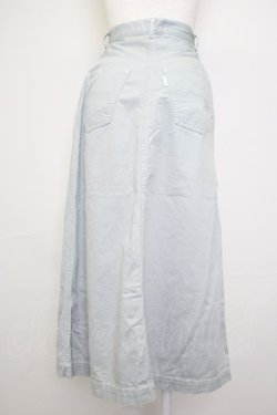 画像2: PINK HOUSE / ロゴptチノスカート M サックス T-25-11-20-033-LO-SK-SA-ZT