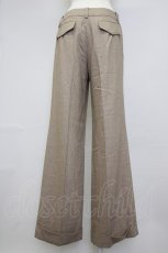 画像2: 【SALE】INGEBORG / 裾折り返しパンツ L ブラウン T-25-11-20-034-LO-PA-SA-ZT438 (2)