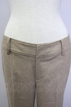 画像3: INGEBORG / 裾折り返しパンツ L ブラウン T-25-11-20-034-LO-PA-SA-ZT