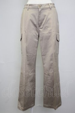 画像1: INGEBORG / チノカーゴパンツ L ベージュ T-25-11-20-035-LO-PA-SA-ZT