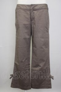 INGEBORG / 裾リボンパンツ L ブラウン T-25-11-20-036-LO-PA-SA-ZT438