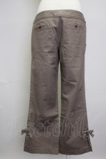 画像2: 【SALE】INGEBORG / 裾リボンパンツ L ブラウン T-25-11-20-036-LO-PA-SA-ZT438 (2)