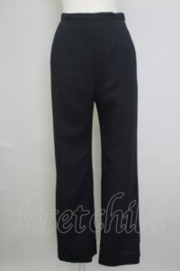 INGEBORG / プレーンスラックス S ブラック T-25-11-20-037-LO-PA-SA-ZT438