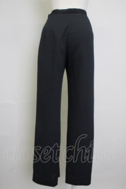 画像2: INGEBORG / プレーンスラックス S ブラック T-25-11-20-037-LO-PA-SA-ZT