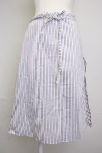 PINK HOUSE / ストライプ巻きスカート  ブルーストライプ T-25-11-20-006-LO-SK-SA-ZT417