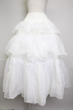 画像1: WONDERFUL WORLD / 別珍半袖ボリュームドレス&アンダースカートセット  ホワイト T-25-11-20-007-LO-OP-SA-ZT