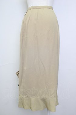 画像2: INGEBORG / 裾リボンスカート  ブラウン T-25-11-20-010-LO-SK-SA-ZT