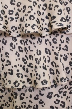 画像3: INGEBORG / レオパードティアードスカート 9 ベージュ×クロ T-25-11-20-011-LO-SK-IG-ZT