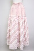 PINK HOUSE / 配色フリルローンスカート  ピンク T-25-11-20-012-LO-SK-SA-ZT417