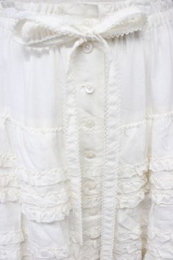 画像4: PINK HOUSE / ローンフリルスカート  生成り T-25-11-20-001-LO-SK-SA-ZT