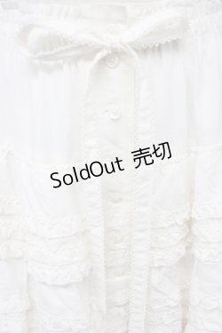 画像4: PINK HOUSE / ローンフリルスカート  生成り T-25-11-20-001-LO-SK-SA-ZT428