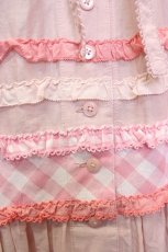 画像4: PINK HOUSE / レモンケーキパッチワークスカート  ピンク T-25-11-20-013-LO-OP-SA-ZT416 (4)