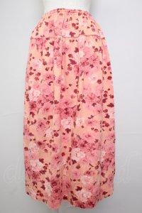 PINK HOUSE / フラワーブーケptカットスカート  ピンク T-25-11-20-014-LO-SK-SA-ZT416