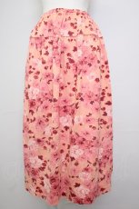 画像1: 【SALE】PINK HOUSE / フラワーブーケptカットスカート  ピンク T-25-11-20-014-LO-SK-SA-ZT416 (1)