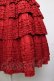 画像3: PINK HOUSE / ローンフリルスカート  赤 T-25-11-20-019-LO-SK-SA-ZT (3)