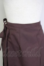 画像3: 【SALE】INGEBORG / 裾レース刺繍スカート M ボルドーＸ白 T-25-11-20-022-LO-SK-SA-ZT426 (3)