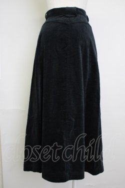 画像2: INGEBORG / コーデュロイペンシルスカート M ブラック T-25-11-20-023-LO-SK-SA-ZT