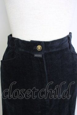 画像3: INGEBORG / コーデュロイペンシルスカート M ブラック T-25-11-20-023-LO-SK-SA-ZT