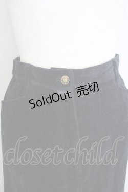 画像3: 【SALE】INGEBORG / コーデュロイペンシルスカート M ブラック T-25-11-20-023-LO-SK-SA-ZT426