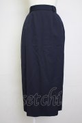 INGEBORG / プレーンペンシルスカート S ネイビー T-25-11-20-024-LO-SK-SA-ZT426